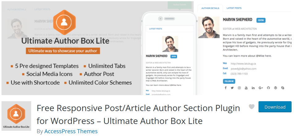 Ultimate Author Box Lite