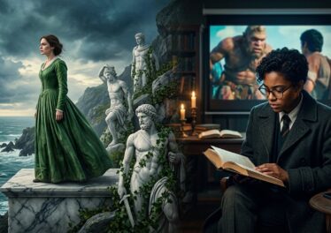 Hollywood set design for classic novel remakes in 2026 with folklore visuals
