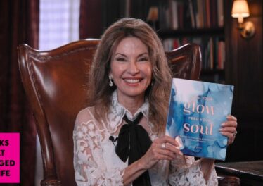 actress Susan Lucci reflecting on grief resilience and mindfulness through literature