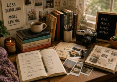 Gen Z embracing analog hobbies like reading journaling and crafts over screen time in 2026