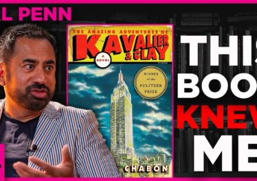actor Kal Penn reflecting on identity comic book history and escapism through Michael Chabon's Pulitzer winning novel