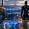 AI extinction risk concept showing artificial intelligence and real-world safeguards