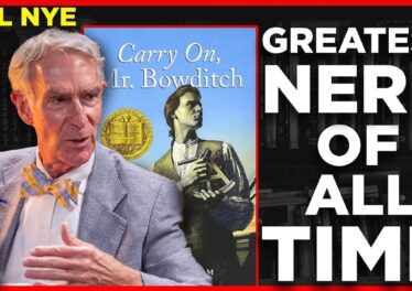 Bill Nye explaining why Carry On, Mr. Bowditch shaped his love of science